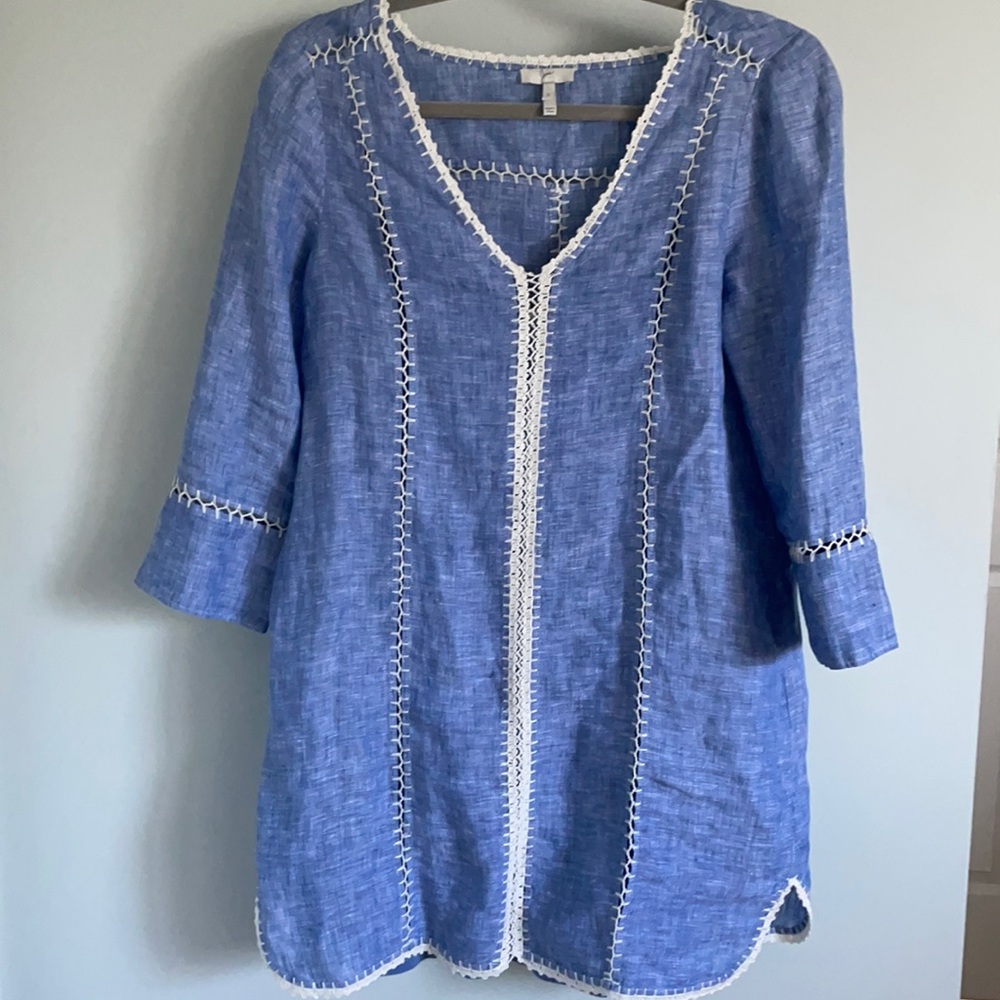 Like new Joie linen dress/cover up.
